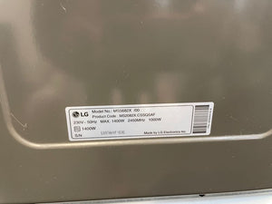 LG Microwave Silver MS5682X