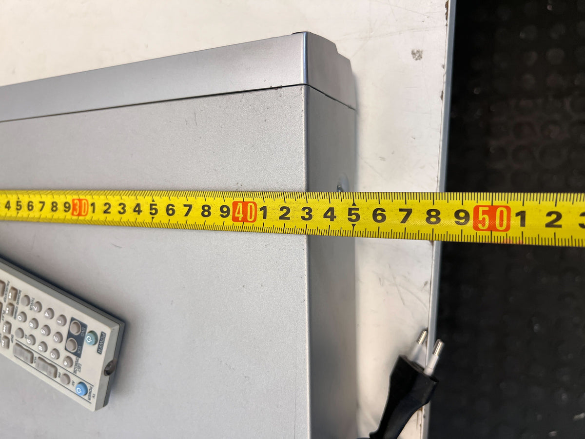 LG Silver DVD Player with Remote, Minor Scratches