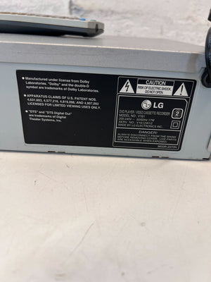 LG Silver DVD Player with Remote, Minor Scratches