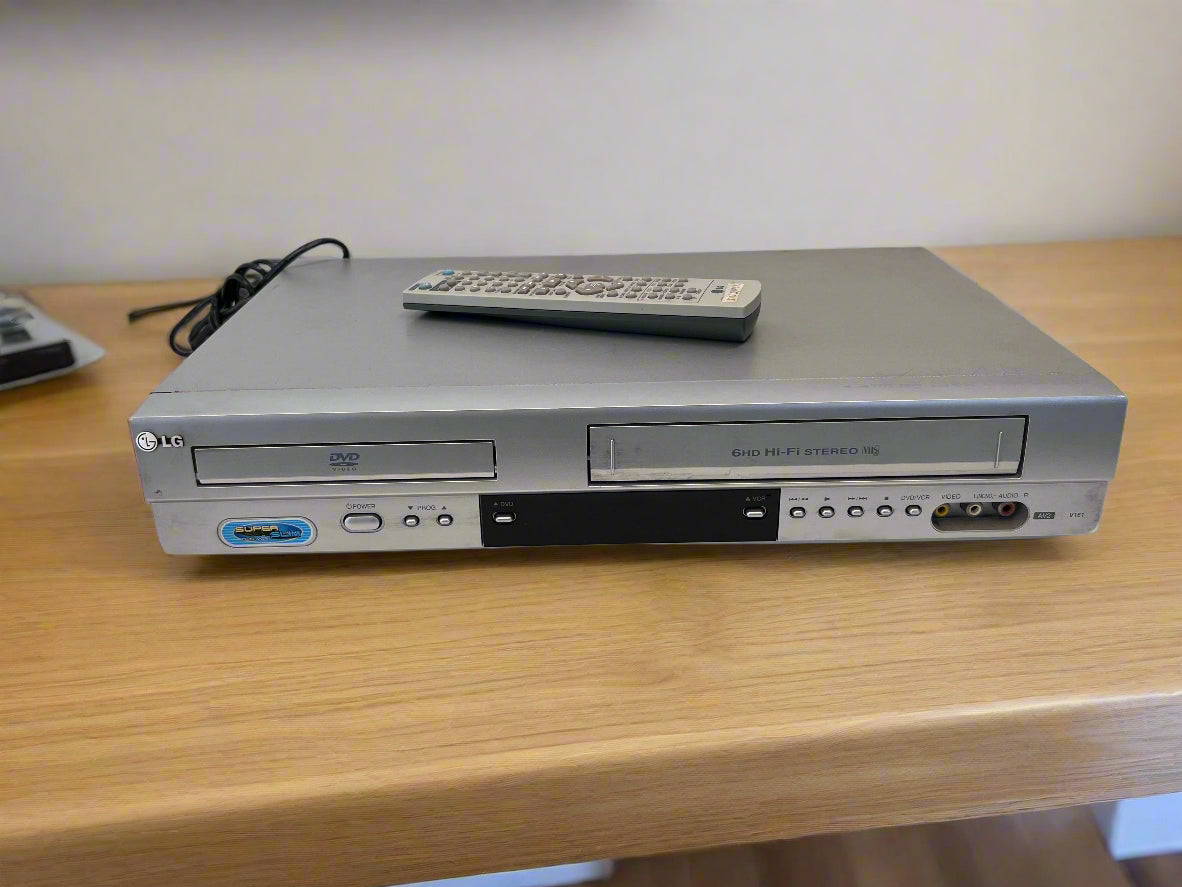 LG Silver DVD Player with Remote, Minor Scratches