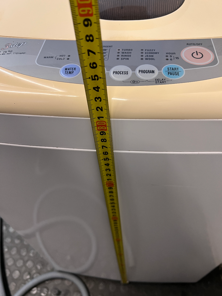LG Top Loader Washing Machine in White — Good Working Order; Used Condition