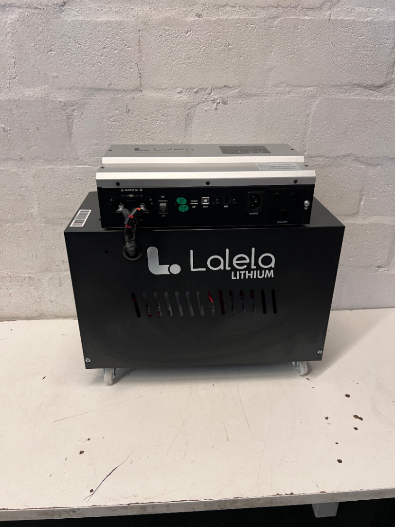 Lalela 1KVA (600W) Lithium Trolley UPS - 1024Wh LiFePO4 - Like New - 2ndhandwarehouse.com