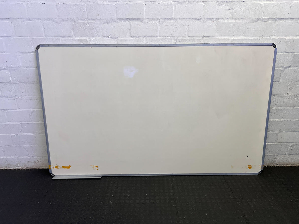 Large Pre-Loved Whiteboard with Tray 200 x 120cm