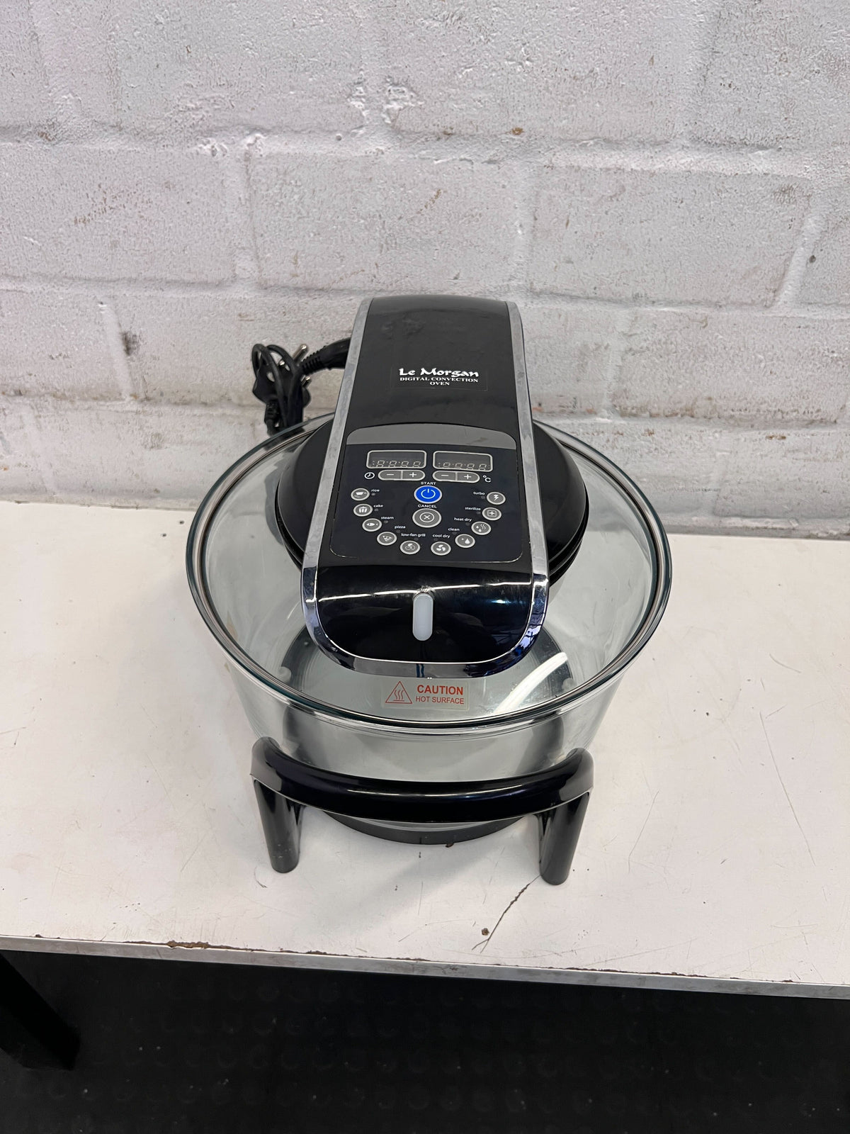 Le Morgan Digital Air Fryer Oven | Glass Bowl | Like New Condition