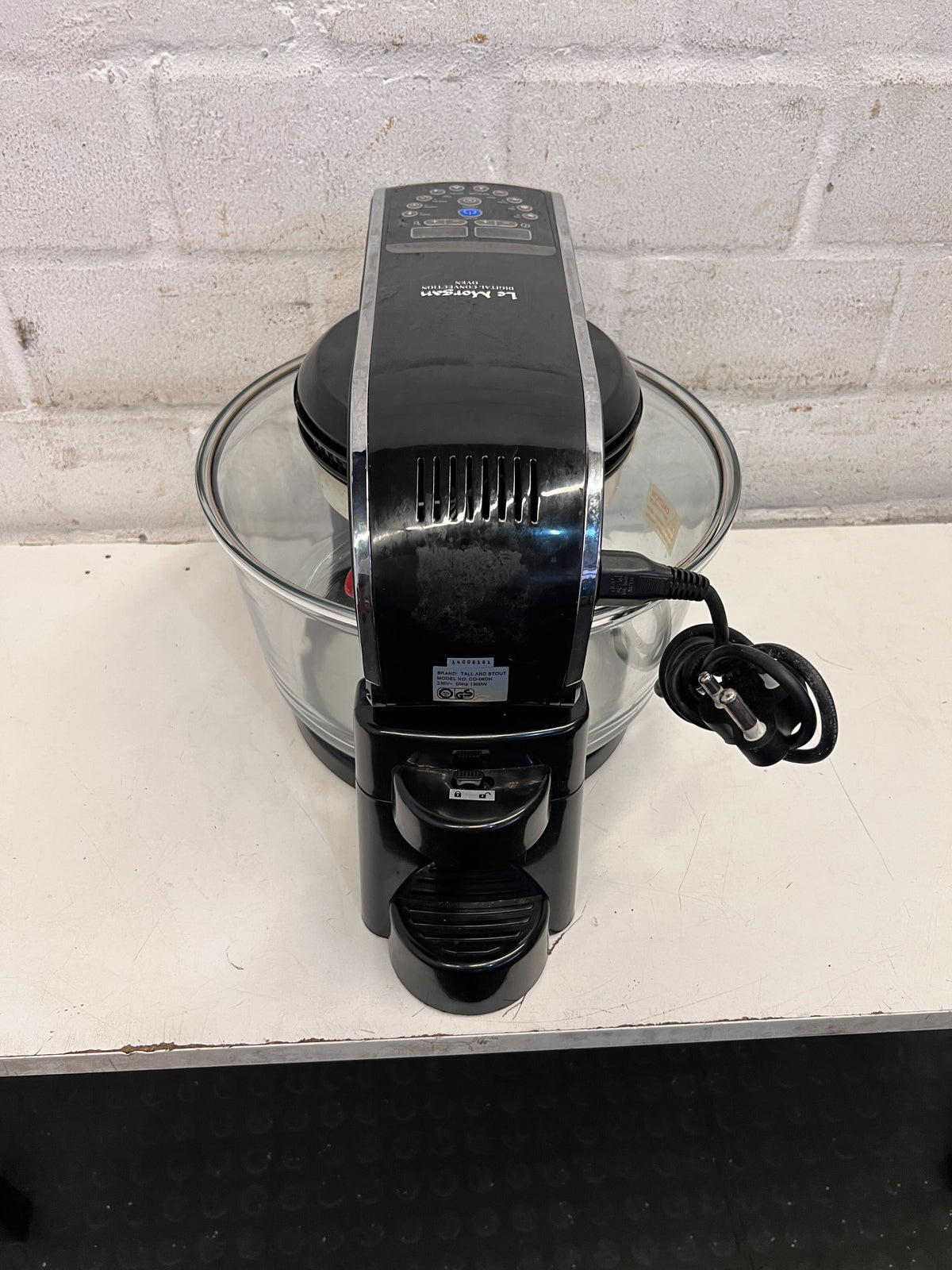 Le Morgan Digital Air Fryer Oven | Glass Bowl | Like New Condition