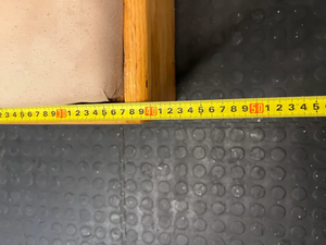 Light Wood Box-Style Dressing Stool with Padded Seat — Good Working Order - 2ndhandwarehouse.com