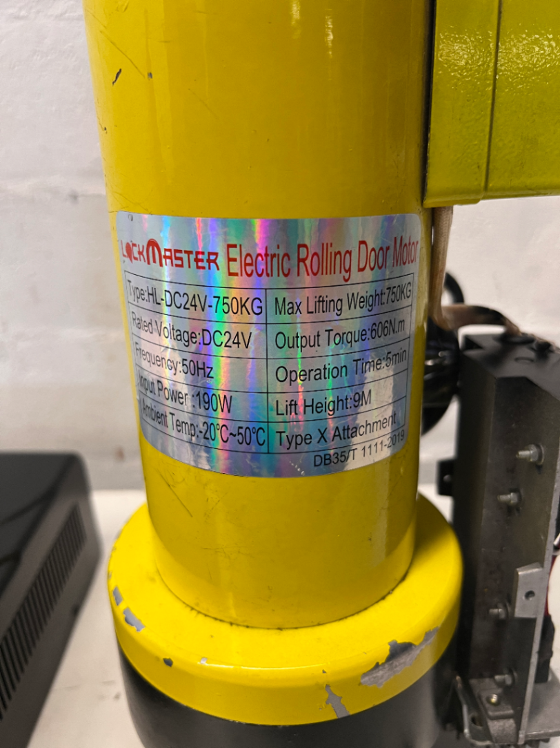 LockMaster Roller Shutter Motor & UPS - Used, Paint Chipping - 2ndhandwarehouse.com