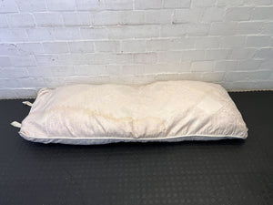 Luxurious Plush Camp/Outdoor Mattress Cushion - Minor Stains and some tearing