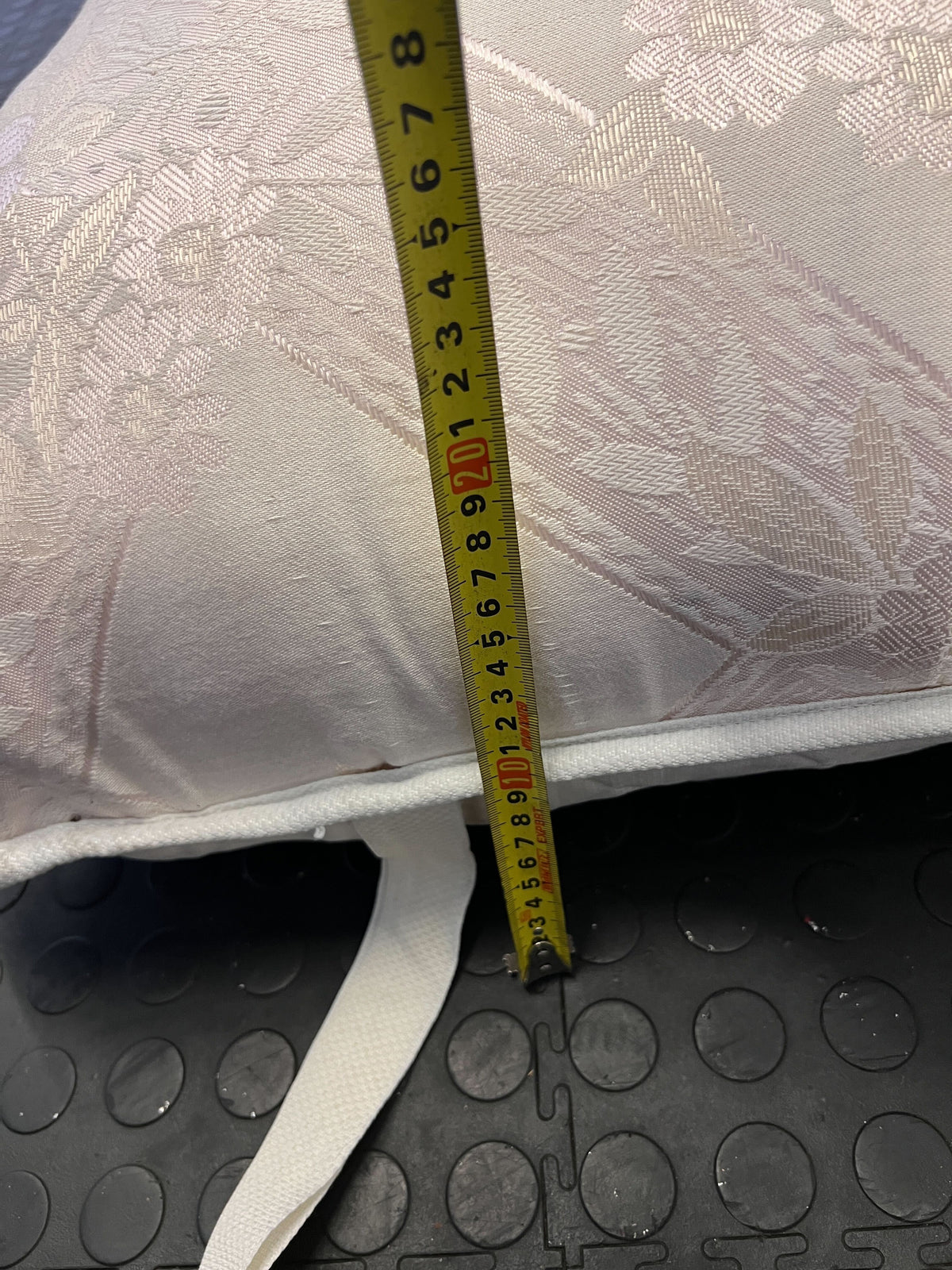 Luxurious Plush Camp/Outdoor Mattress Cushion - Minor Stains and some tearing