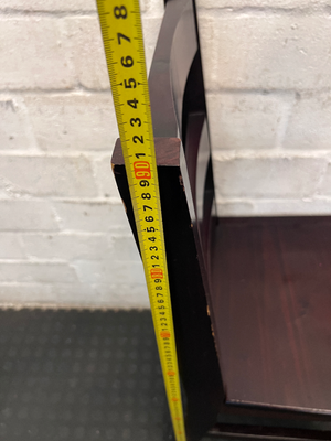 Mahogany-Toned Ladder Back Dining Chair - Minor Scuffing - 2ndhandwarehouse.com