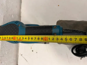 Makita Corded Teal Orbital Sander with Dust Bag — Working Order; Fair Condition