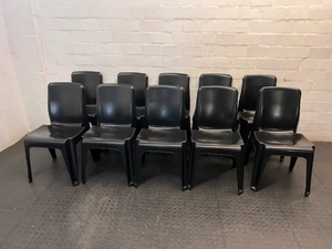Makro Black Plastic Event Chair — Good Working Order