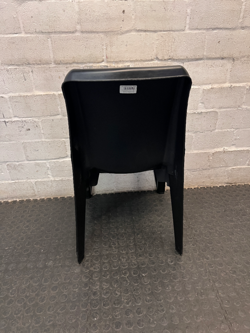 Makro Black Plastic Event Chair — Good Working Order