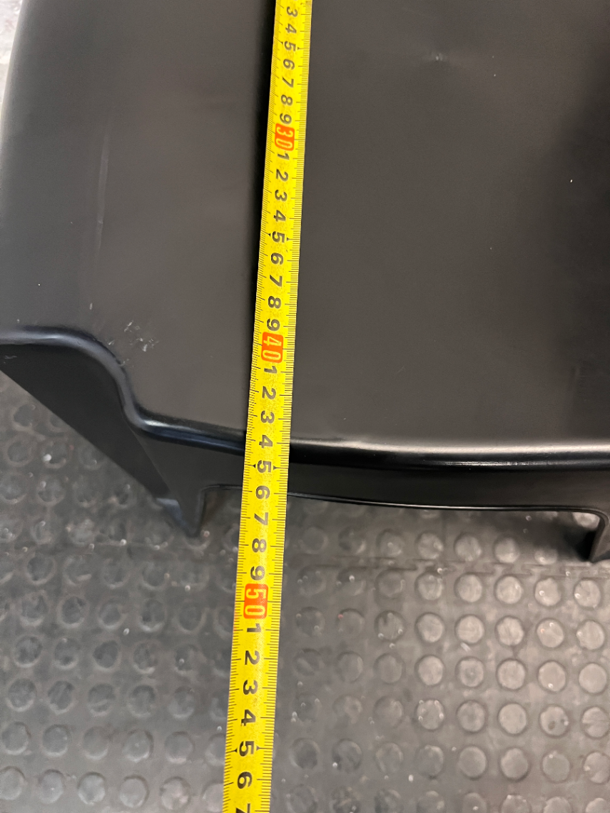 Makro Black Plastic Event Chair — Good Working Order