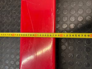 Manual Red Steel Pallet Jack Utility Trolley — Used; Fair Condition