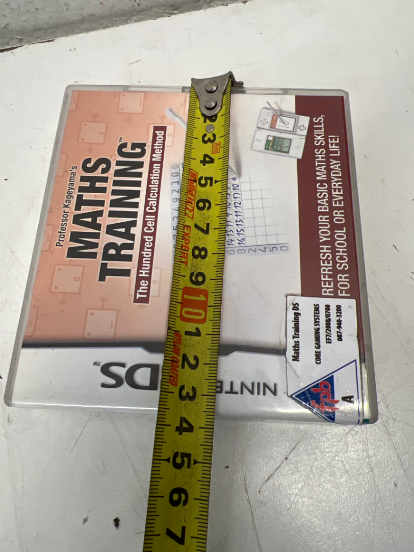 Maths Training Nintendo DS (Case & Manual) - Includes Brain Training Cartridge - 2ndhandwarehouse.com