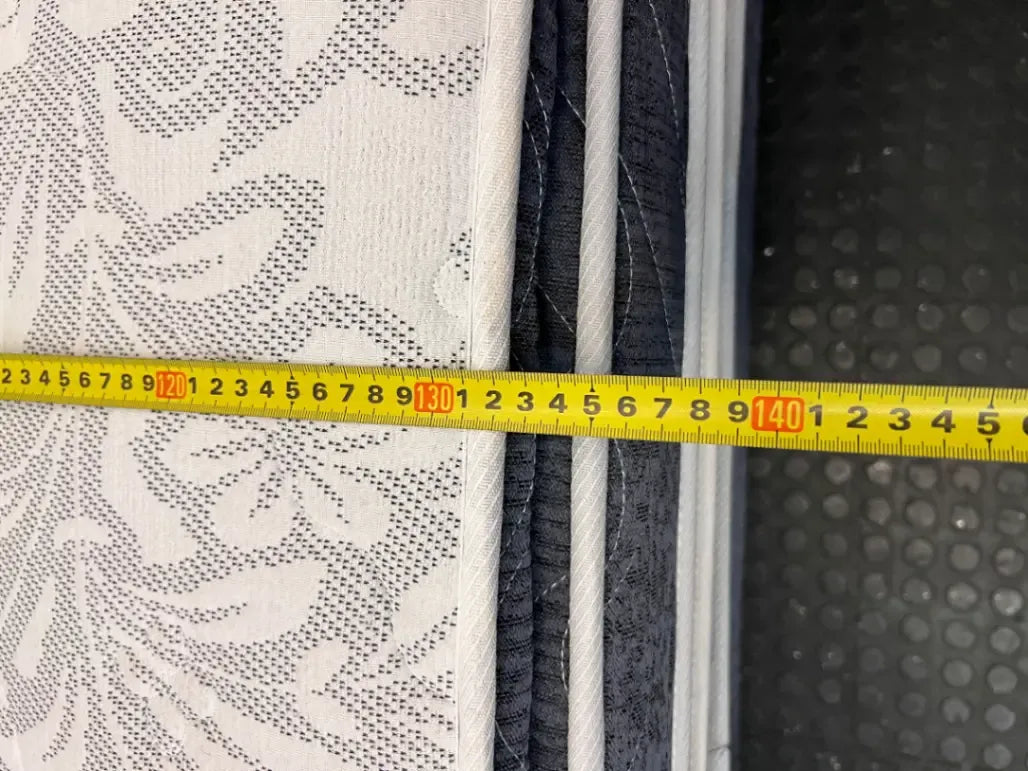 Medi-Spine Double Base Set with Patterned Mattress - 2ndhandwarehouse.com