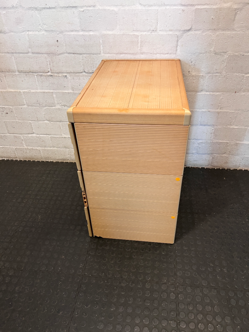 Medium 3-Drawer Organiser with Textured Finish - 2ndhandwarehouse.com
