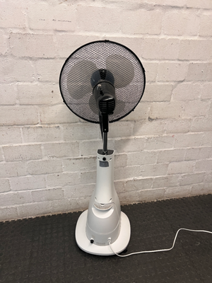 Mellerware Aquilo Black and White Misting Standing Fan — Working Well but Dirty