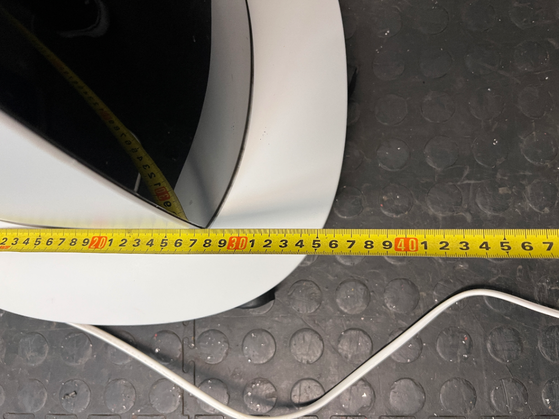 Mellerware Aquilo Black and White Misting Standing Fan — Working Well but Dirty