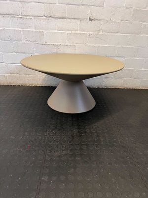 Mid-Century Modern Round Pedestal Coffee Table