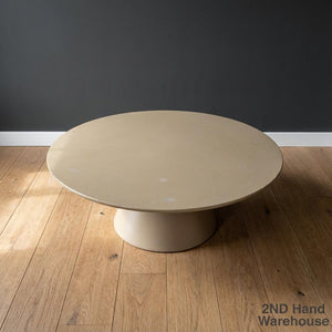 Mid-Century Modern Round Pedestal Coffee Table