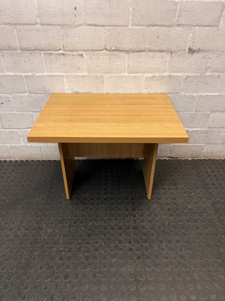 Minimalist Wood-Look Coffee Table — Good Working Order