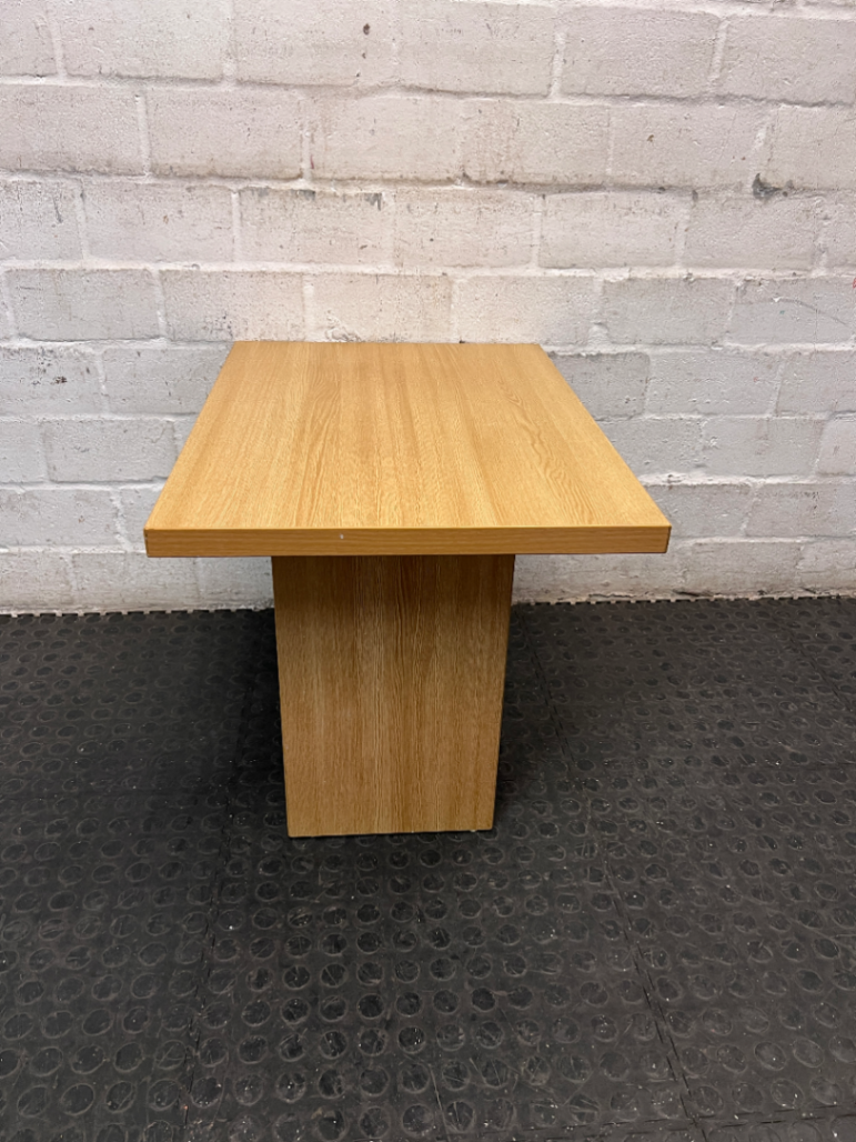 Minimalist Wood-Look Coffee Table — Good Working Order