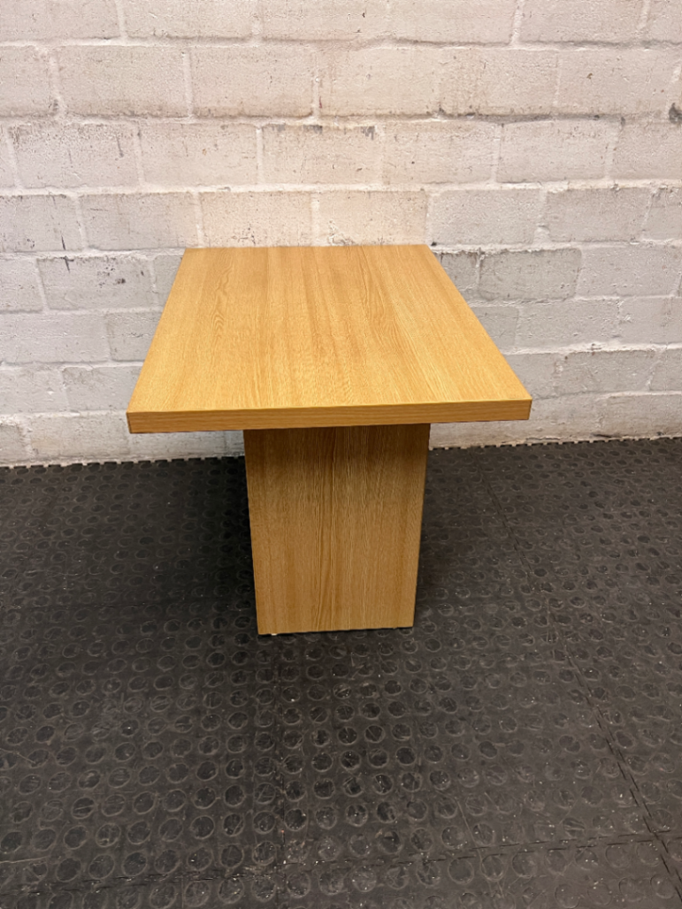 Minimalist Wood-Look Coffee Table — Good Working Order