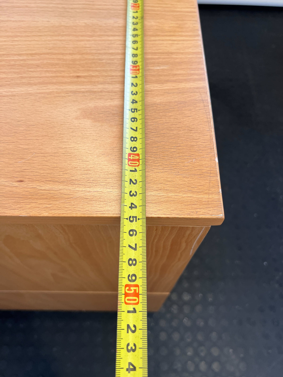 Mobile Wood Storage Cabinet on Wheels