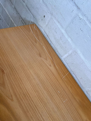 Mobile Wood Storage Cabinet on Wheels