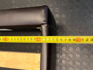 👩‍❤️‍👨 Modern Black Faux Leather Bed Frame with Minor Wear - REDUCED