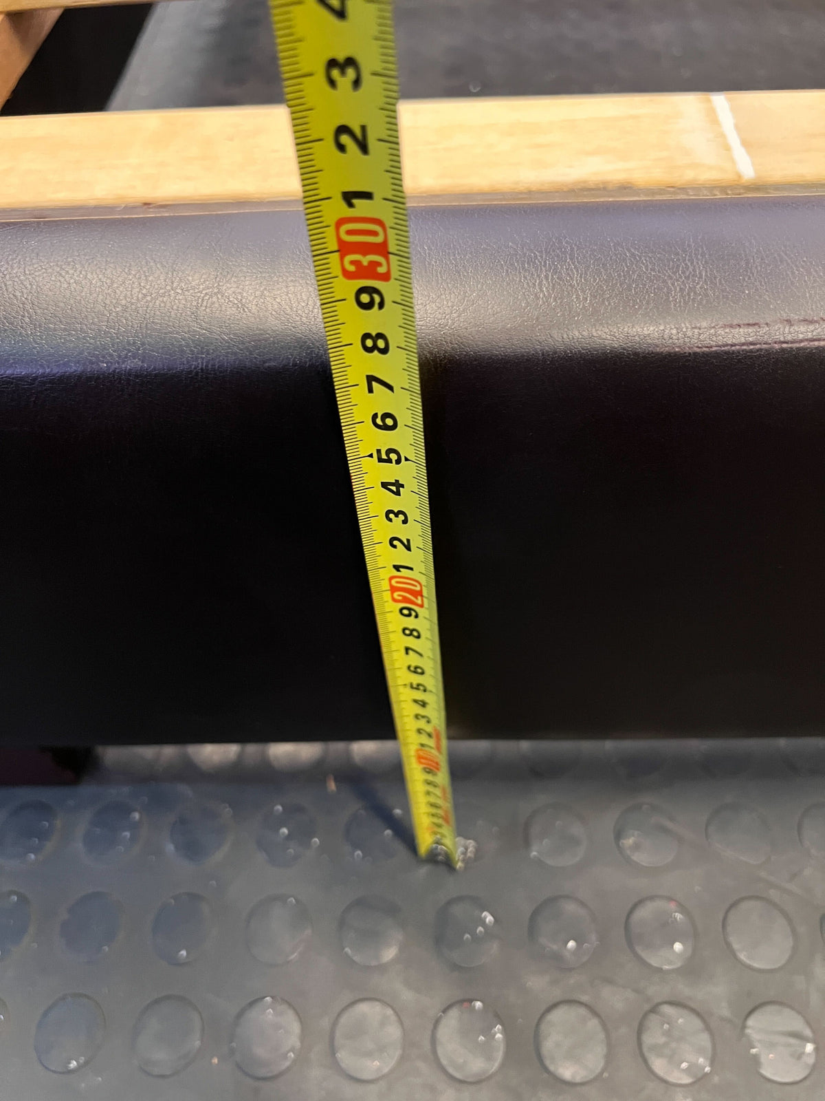 👩‍❤️‍👨 Modern Black Faux Leather Bed Frame with Minor Wear - REDUCED