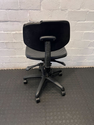 Modern Black Office Chair with Minor Wear