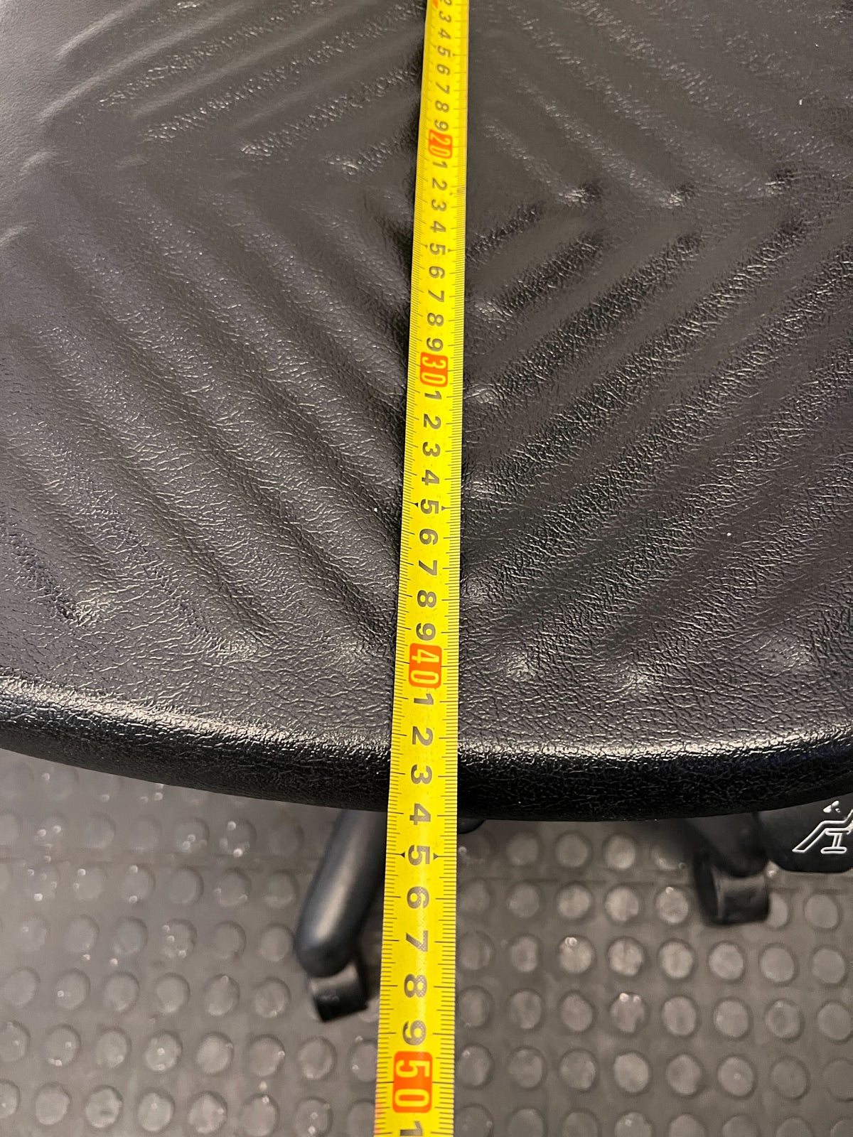 Modern Black Office Chair with Minor Wear