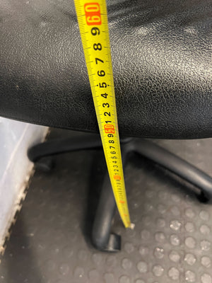 Modern Black Office Chair with Minor Wear