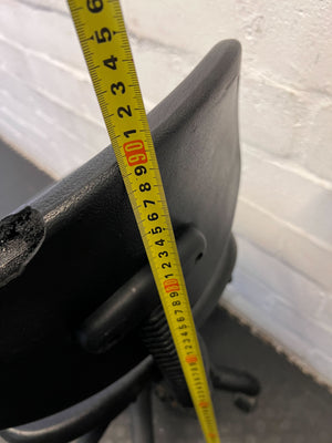 Modern Black Office Chair with Minor Wear