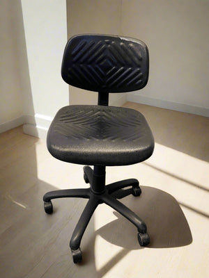 Modern Black Office Chair with Minor Wear
