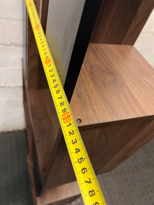 Modern Geometric Staggered Display Shelf — Good Used Condition