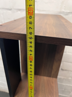 Modern Geometric Staggered Display Shelf — Good Used Condition