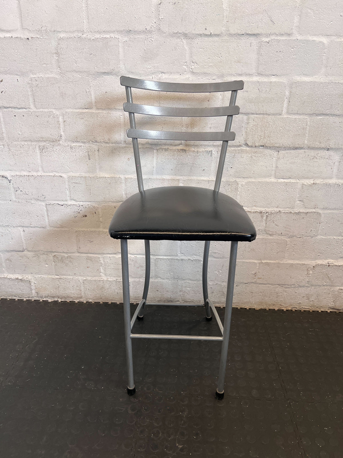 Modern Grey & Black Bar Stool