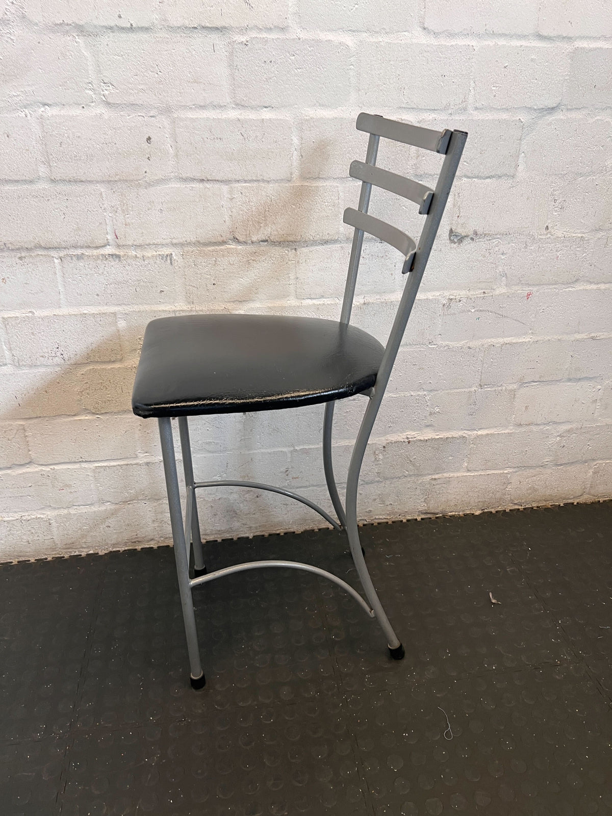 Modern Grey & Black Bar Stool