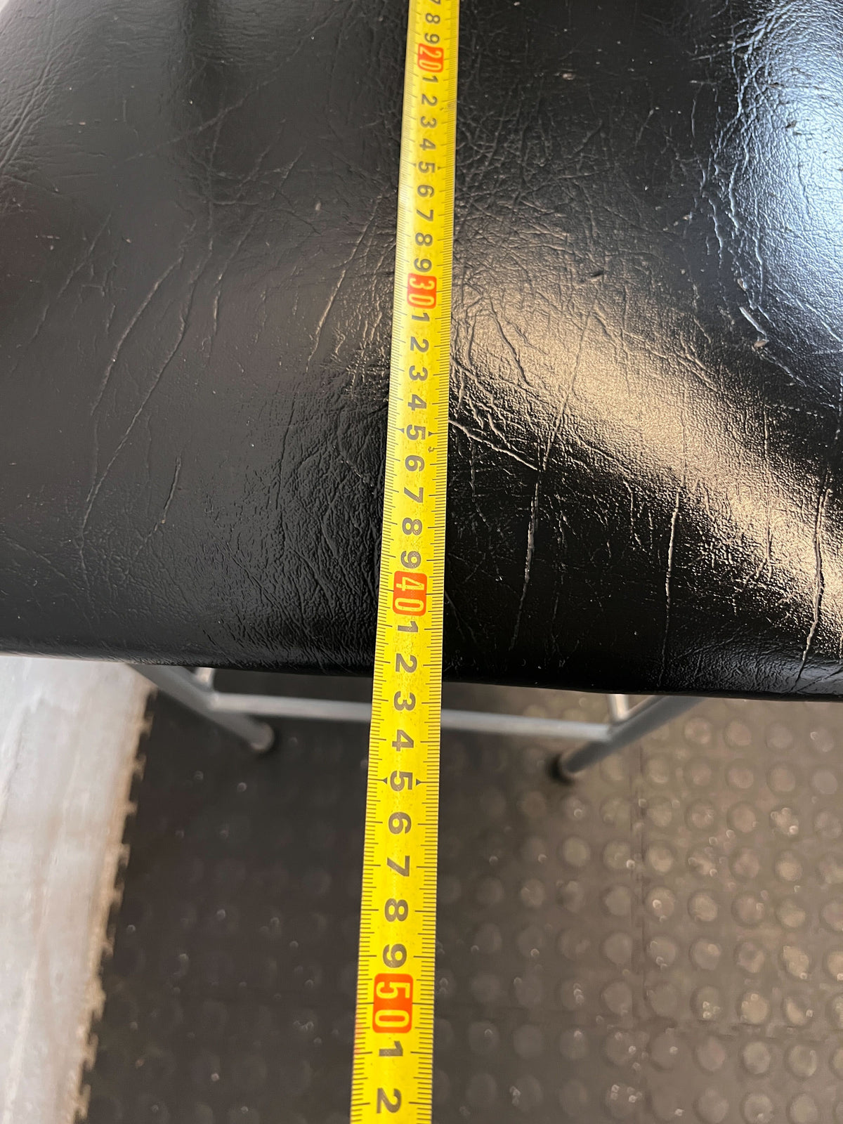 Modern Grey & Black Bar Stool