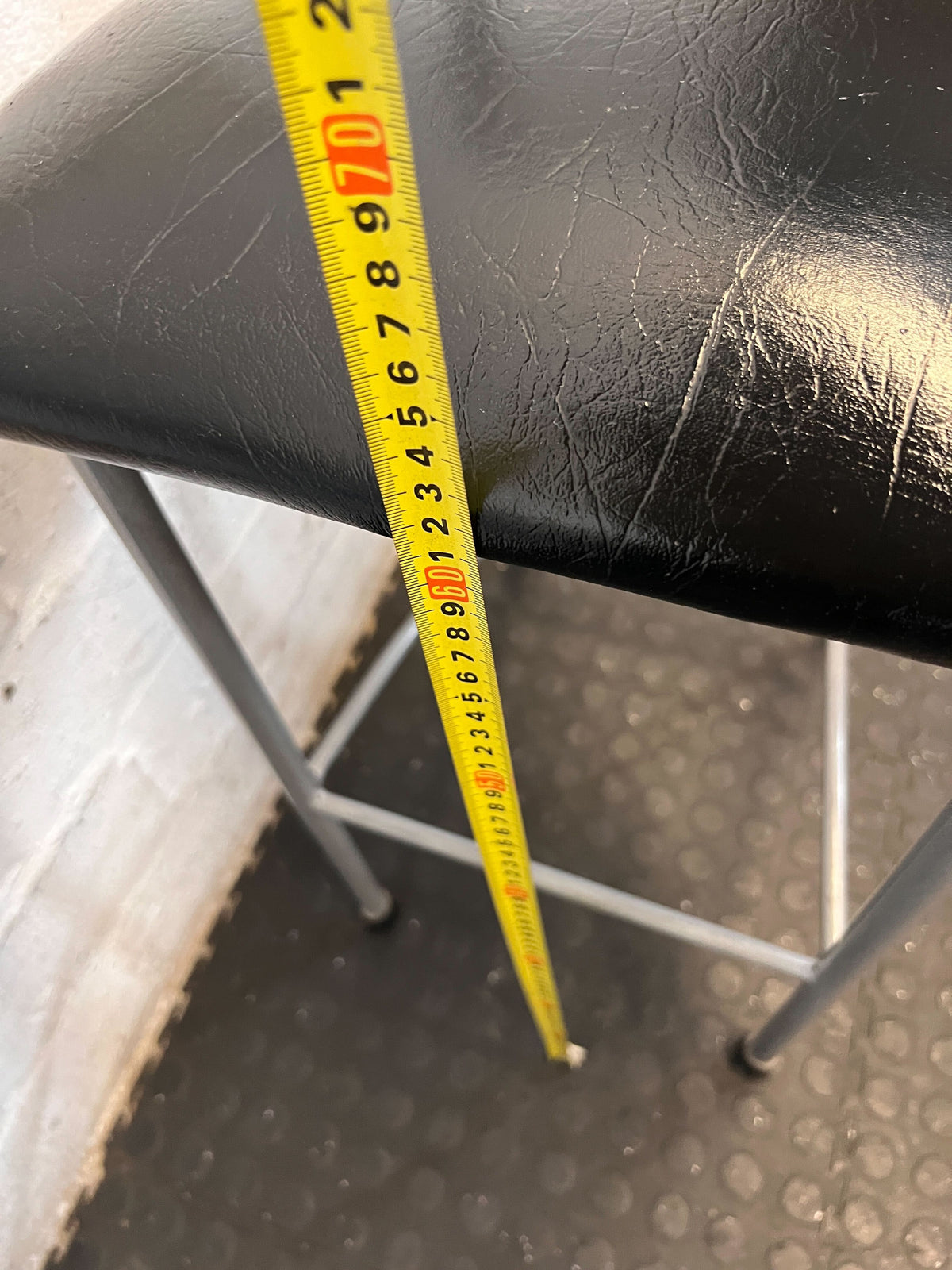 Modern Grey & Black Bar Stool