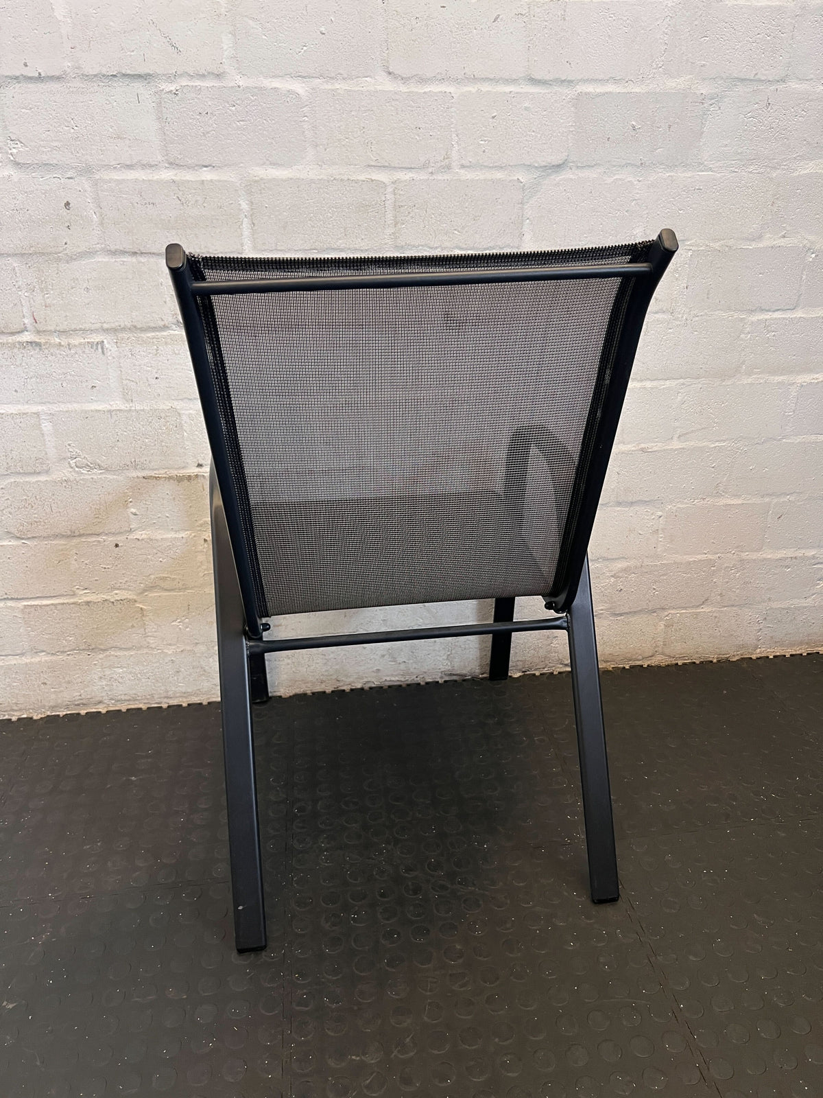 Modern Grey Mesh Outdoor Patio Chair