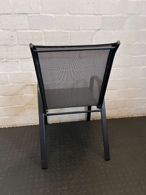 Modern Grey Mesh Outdoor Patio Chair