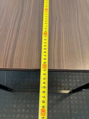 Modern Industrial Desk with Integrated Shelves