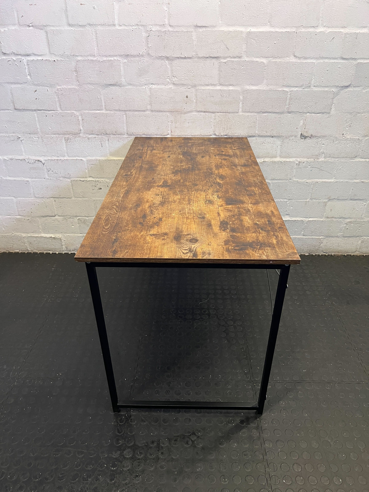 Modern Industrial Rustic Wood & Metal Desk