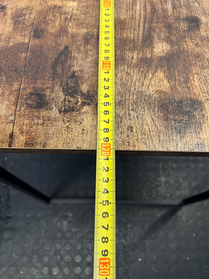 Modern Industrial Rustic Wood & Metal Desk