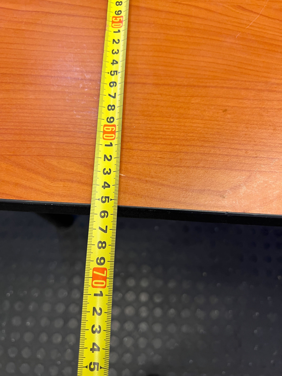 Modern L-Shaped Desk in Oak Finish with Minor Scratches - PRICE DROP